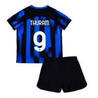 Inter Milan Marcus Thuram #9 Hemmatröja Barn 2023-24 Kortärmad (+ Korta byxor)